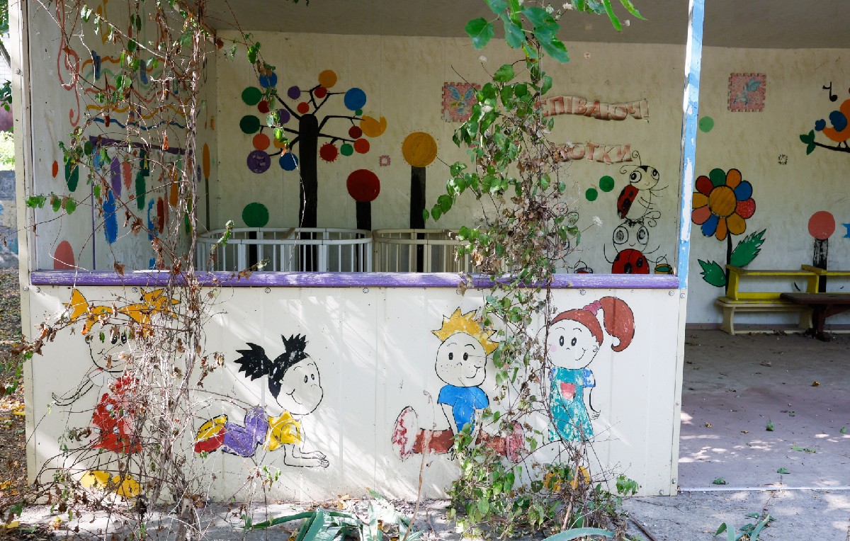 Jardín de niños en Ucrania (Reuters)
