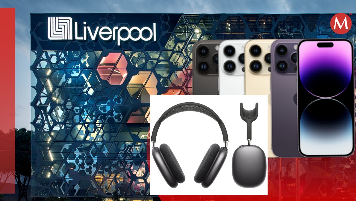 Liverpool lanzó a la venta un paquete de iPhone 14 Pro Max más unos audífonos con descuento. (Especial)