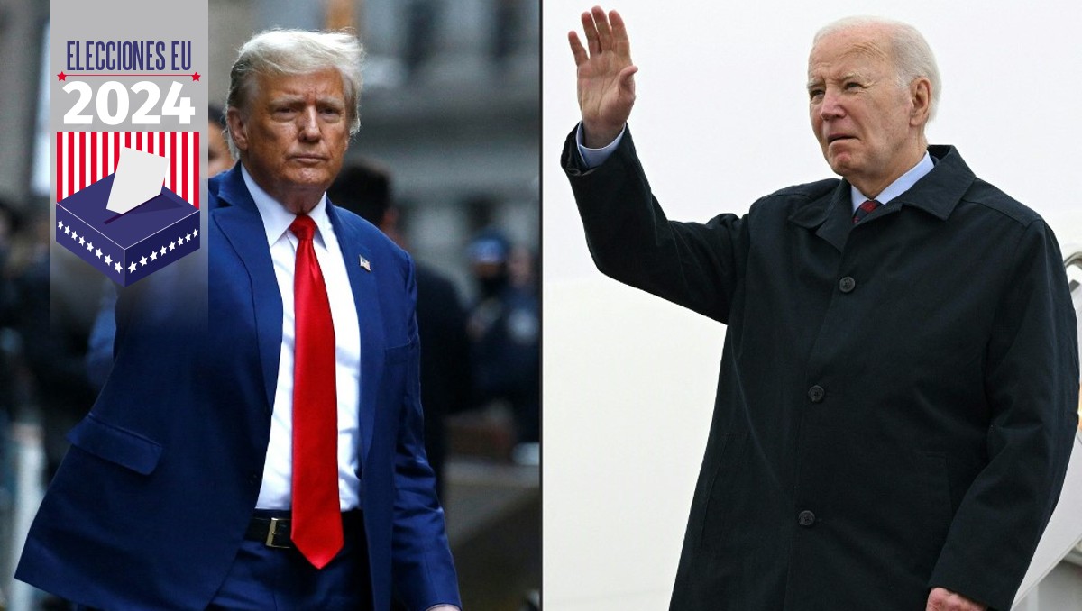 Ex presidente de EU, Donald Trump y el actual presidente estadunidense, Joe Biden (AFP)
