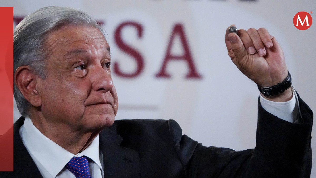 El presidente López Obrador en su conferencia mañanera de hoy en Palacio Nacional. | Cuartoscuro