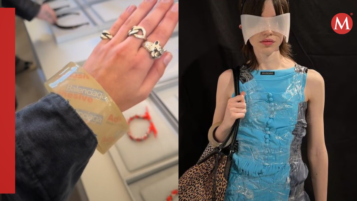 Balenciaga lanza pulsera cinta adhesiva