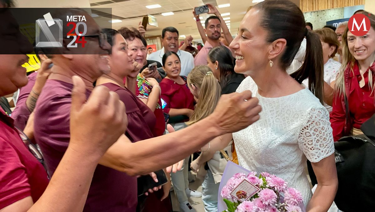 La candidata de Morena a la Presidencia, Claudia Sheinbaum, en su gira en Quintana Roo. | José Antonio Belmont