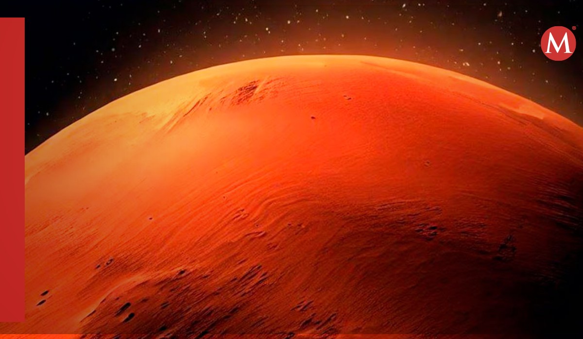Descubren un volcán gigante en Marte