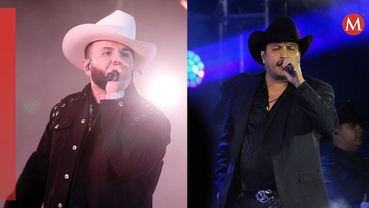 Julión Álvarez y Carín León se presentarán en la Feria San Isidrio de Metepec. Foto: (Especial)