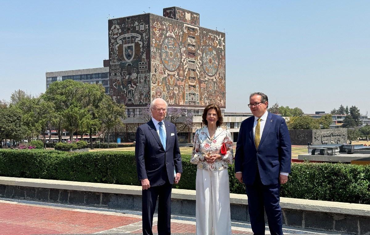 Visita de los reyes de Suecia a la UNAM (X/@UNAM_MX)