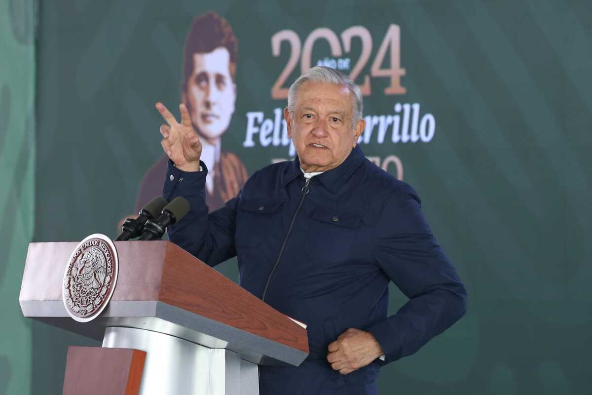 AMLO asegura que no caerá en provocaciones. | Foto : Araceli López
