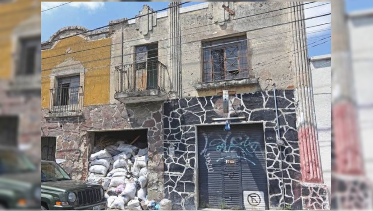 Casa abandonada en el centro de Guadalajara