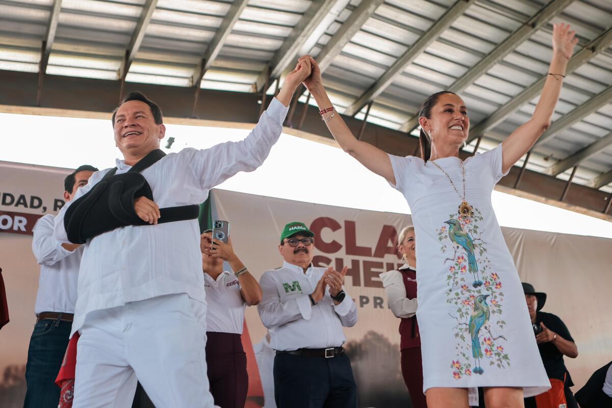 Claudia Sheinbaum, candidata a la Presidencia por Morena, PT y PVEM. | Foto: Especial.