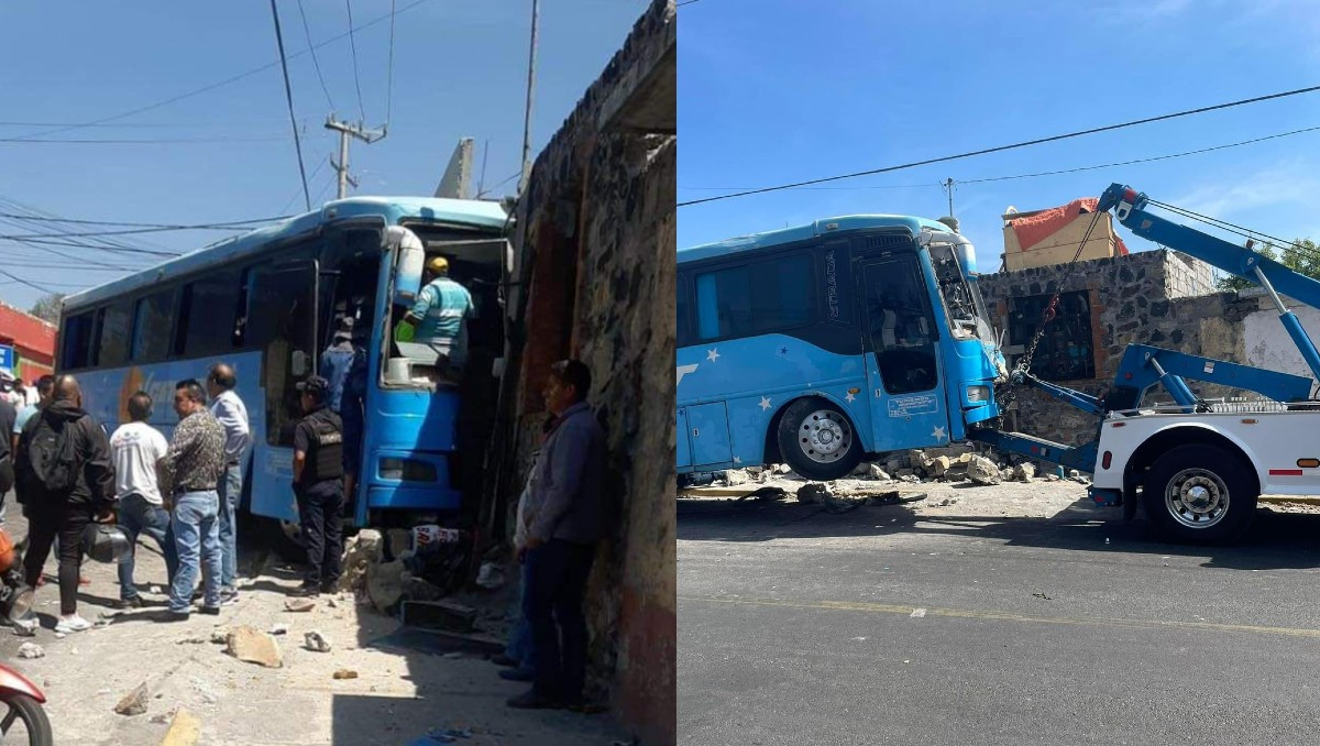 Doce peregrinos lesionados tras accidente de autobús en Huitzilac, Morelos | Especial