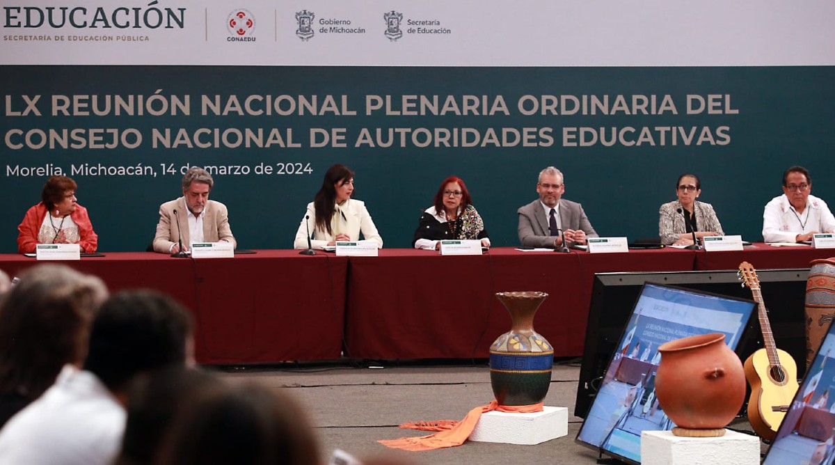 Durante la inauguración se la LX Conaedu en Michoacán se planteó la necesidad de buscar nuevas estrategias para la educación en México | X: @SEP_mx