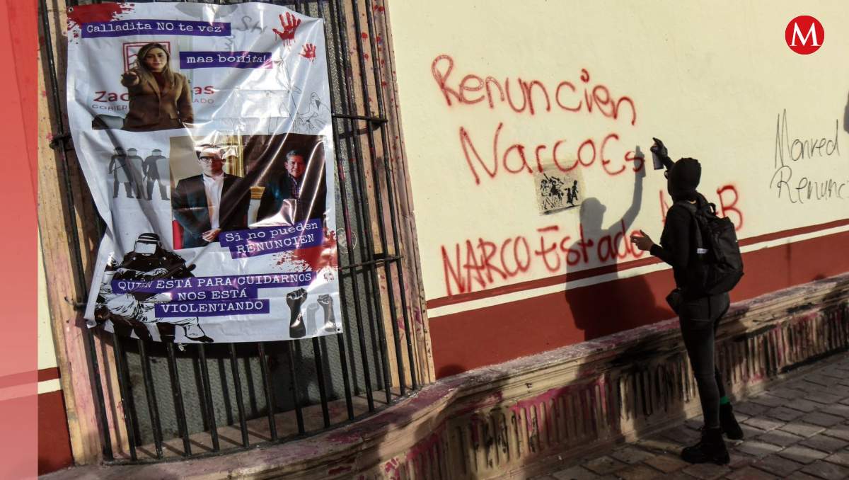 Marchan en Zacatecas, tras actos de violencia en 8M| Foto: Cuartoscuro