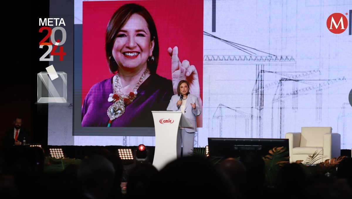 Xóchitl Gálvez en el 30 Congreso Mexicano de la Industria de la Construcción. | Juan Carlos Bautista