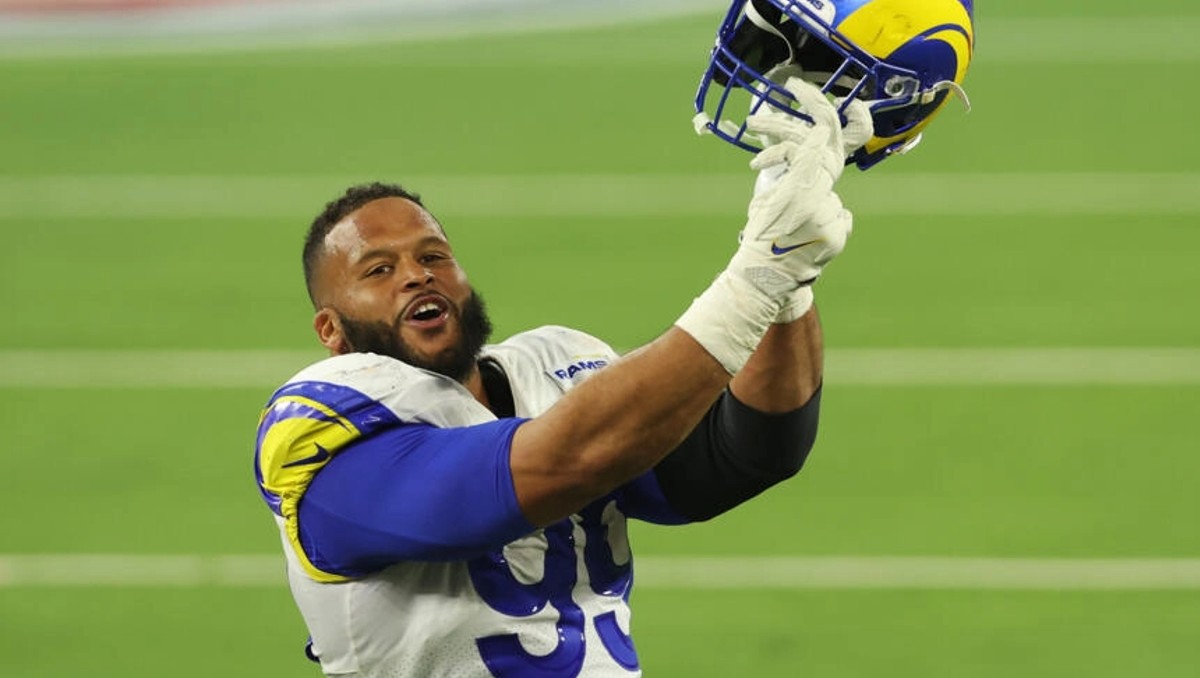 Aaron Donald anuncia su retiro de la NFL tras 10 temporadas (AFP)