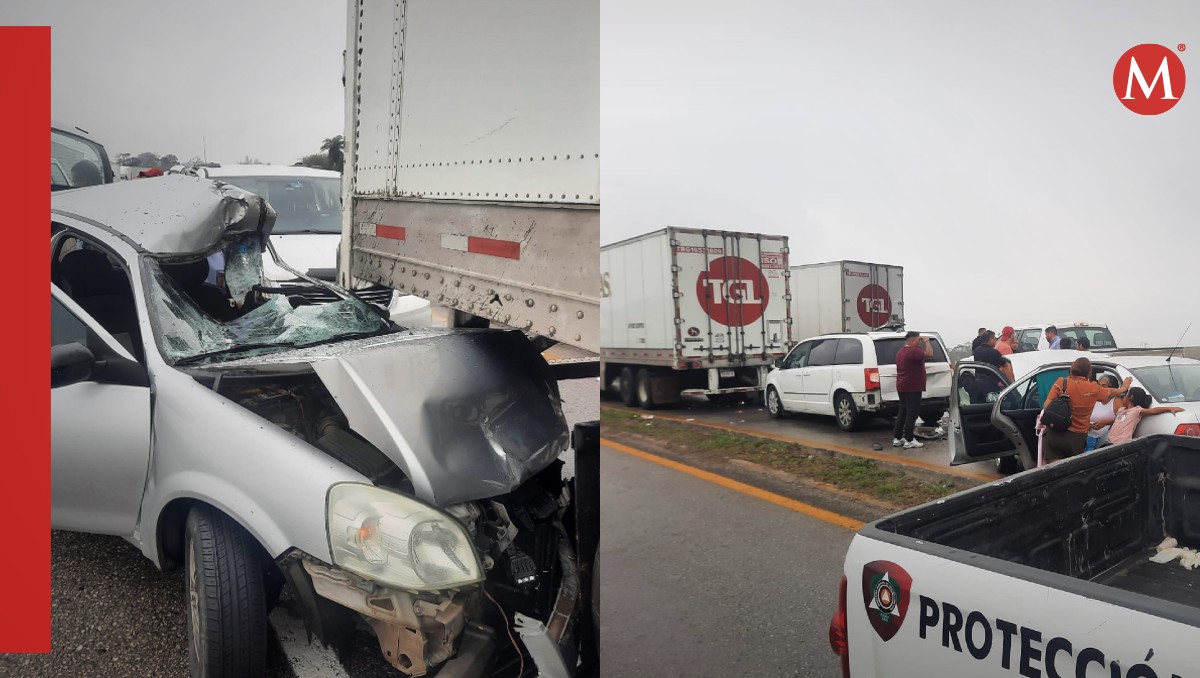 Accidente carretera Tampico-Tuxpan