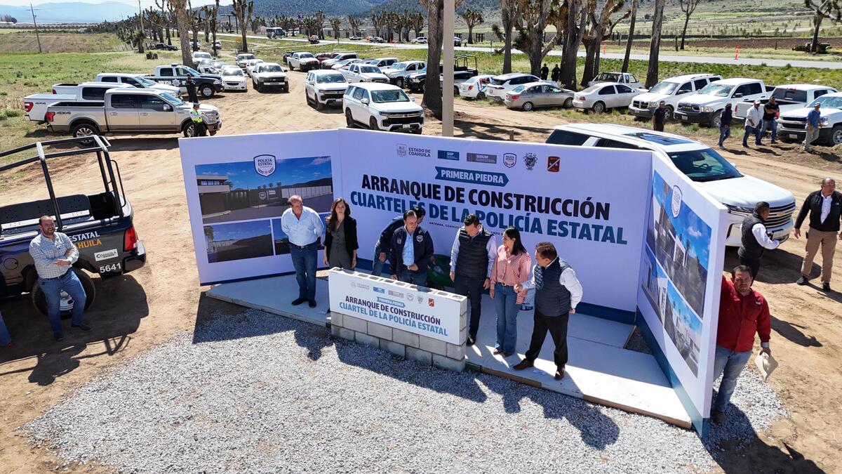 Nuevo cuartel de la Policía Estatal en Arteaga, Coahuila. | Especial