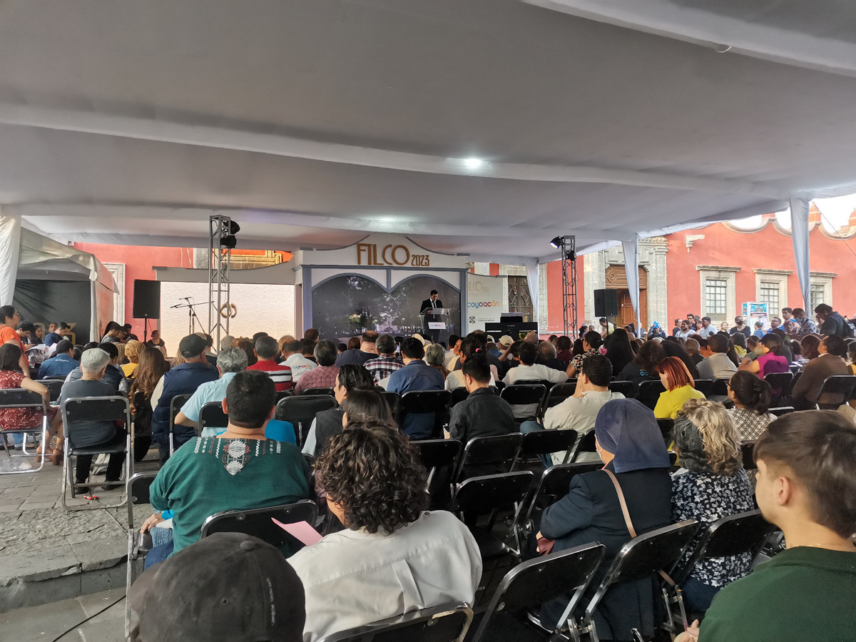 Edición 2023 de la Feria Internacional del Libro de Coyoacán. (Foto: Especial)