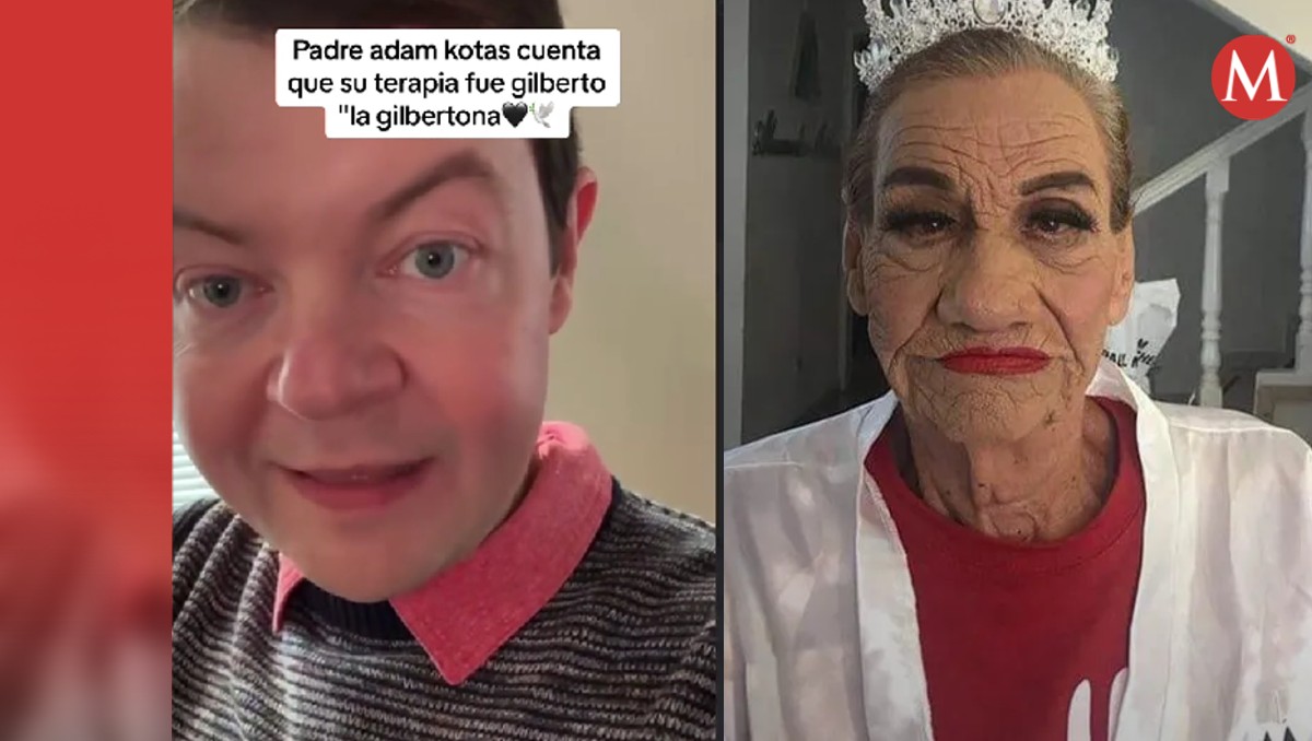 Padre Adam Kotas: Así reveló que La Gilbertona lo sacó de la depresión tras ser abusado. |  Captura TikTok @videos_virales022 y archivo