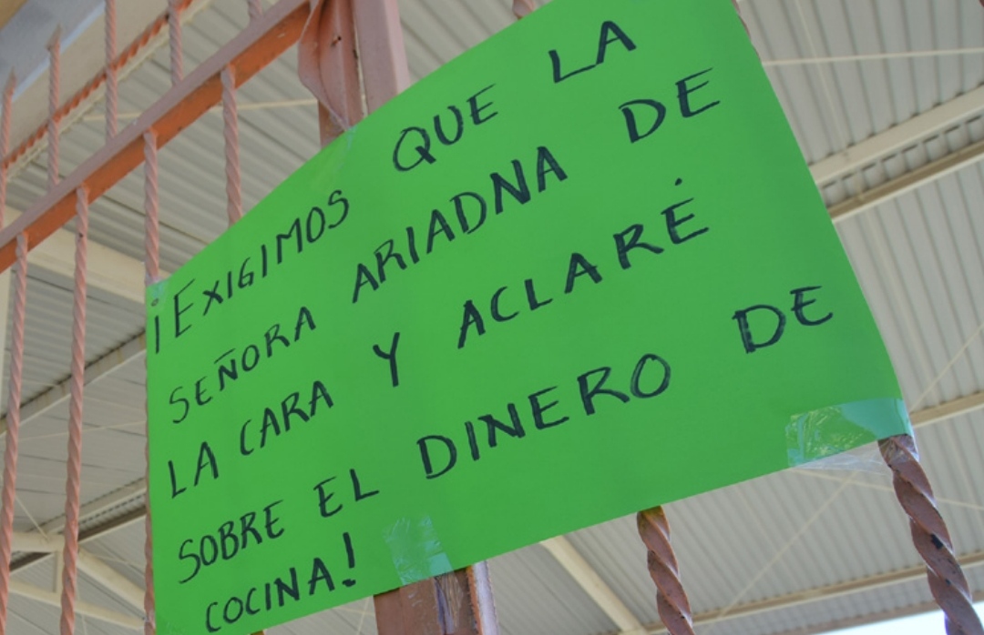 Padres exigen que se esclarezca destino de fondos para comedor escolar. (Francisco Villeda)