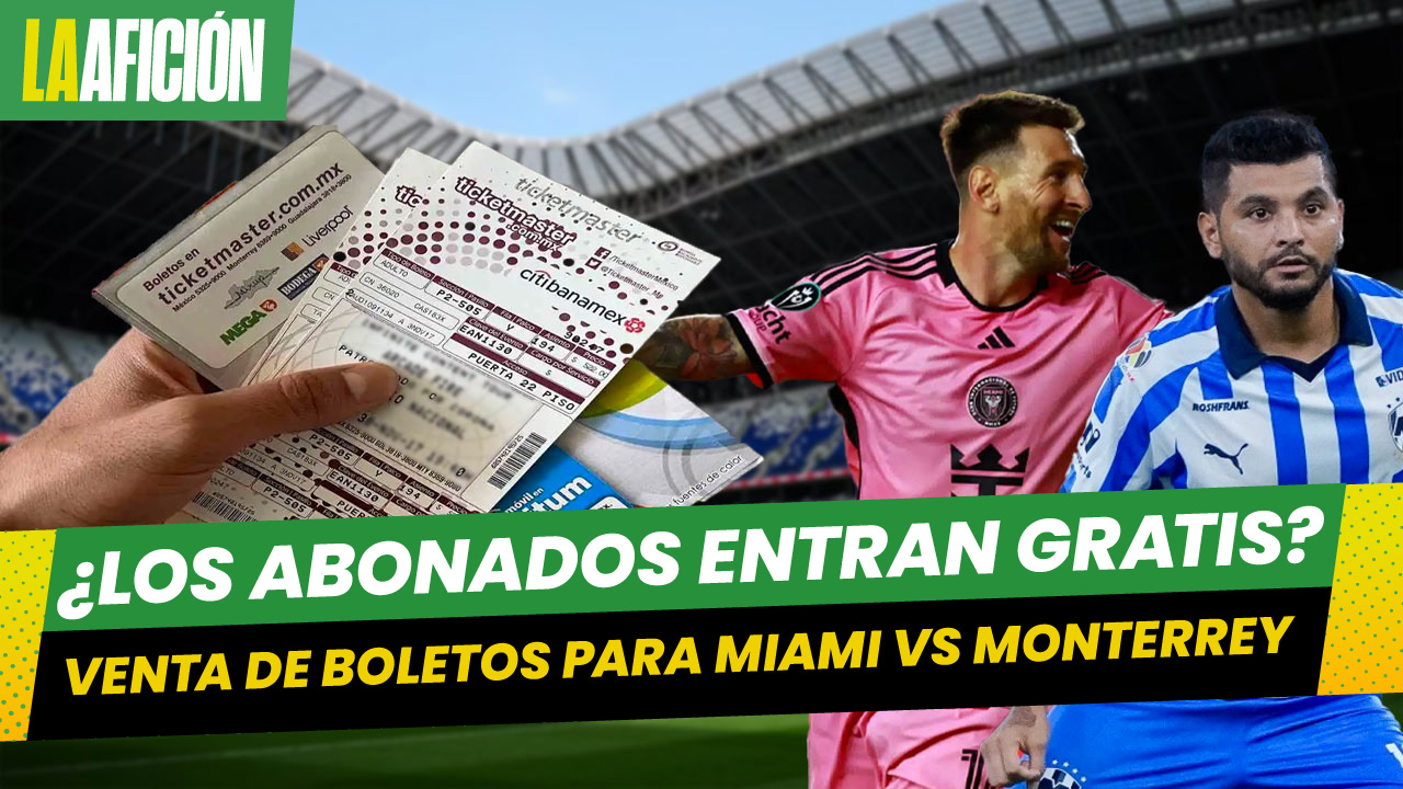 ¿Cuándo salen los boletos para ver a Messi en el Monterrey vs Inter de Miami de la Concachampions?