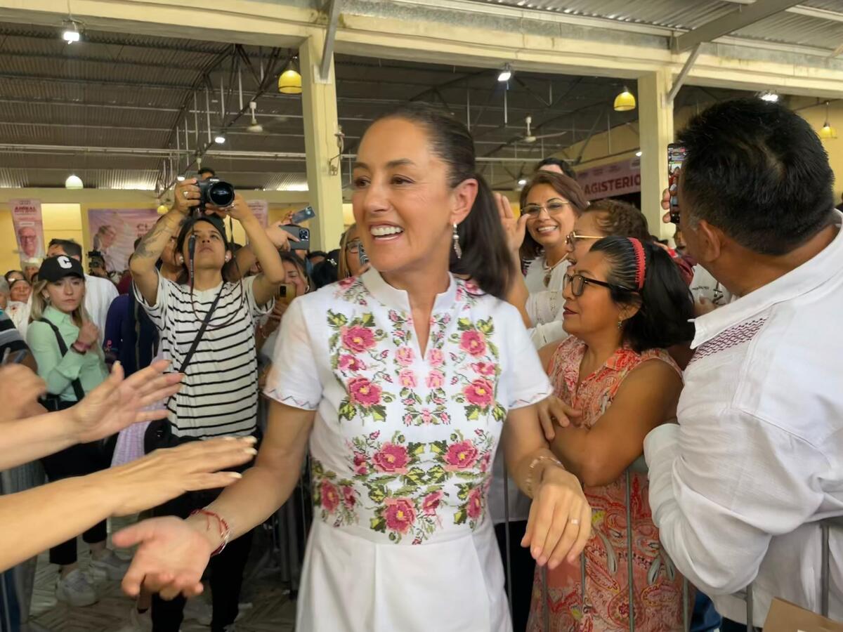 Sheinbaum realizó un acto de campaña en Campeche | Especial