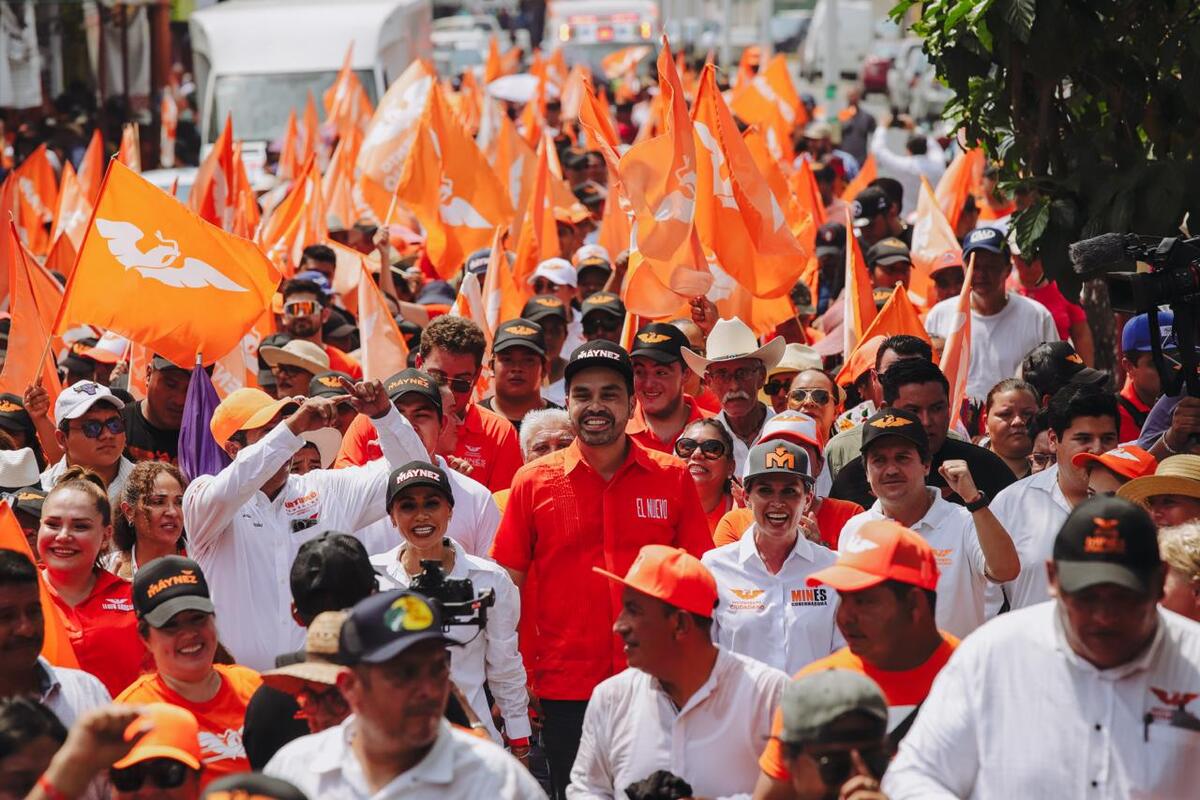 Jorge Álvarez Máynez durante gira en Tabasco. | X
