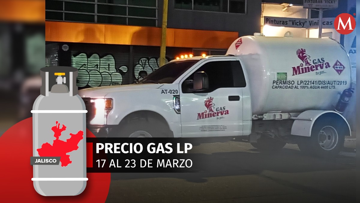 Pipa de gas en recorrido por calles de Guadalajara (Fotos y diseño: Milenio)