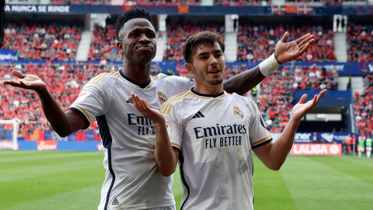 Real Madrid y Vinicius Jr ya son lideres en solitario (Reuters)