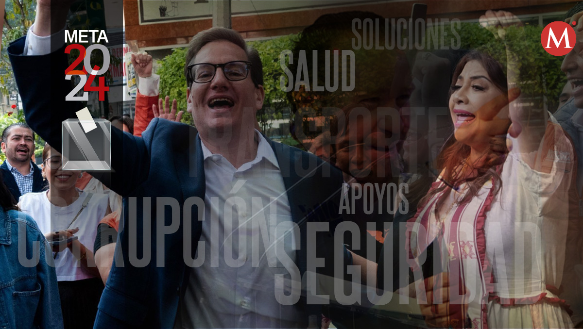 La y los aspirantes a la Jefatura de Gobierno de la Ciudad de México se enfrentaron un su primer debate |Foto: Especial