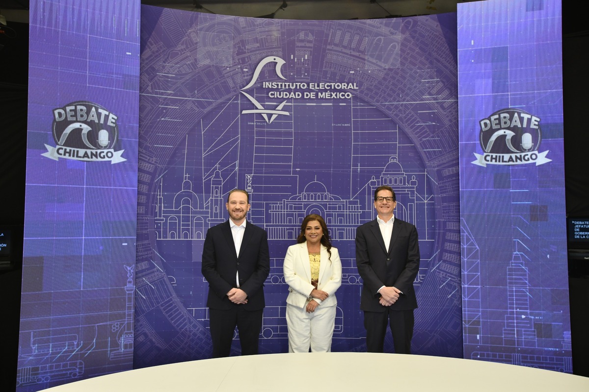 Candidatos a la Jefatura de Gobierno en el primer debate electoral [Foto especial]