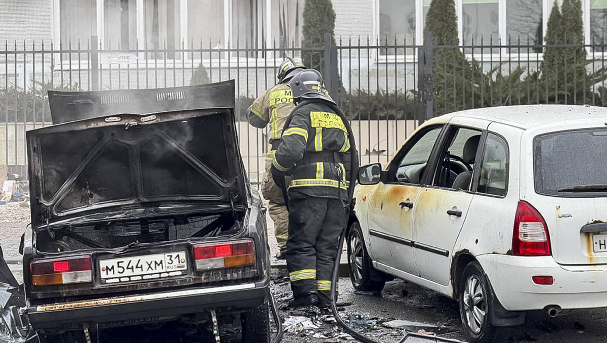 Decenas de drones ucranianos fueron interceptados en Moscú. | AP