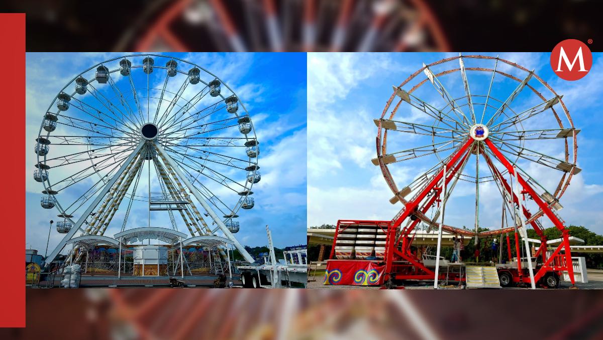 Habrá dos rueda de la fortuna en Feria de Tampico.