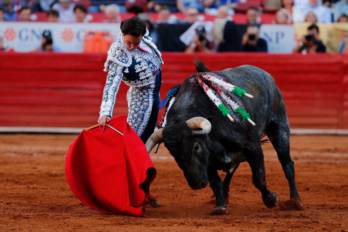José Mauricio, durante una corrida de toros (EFE)