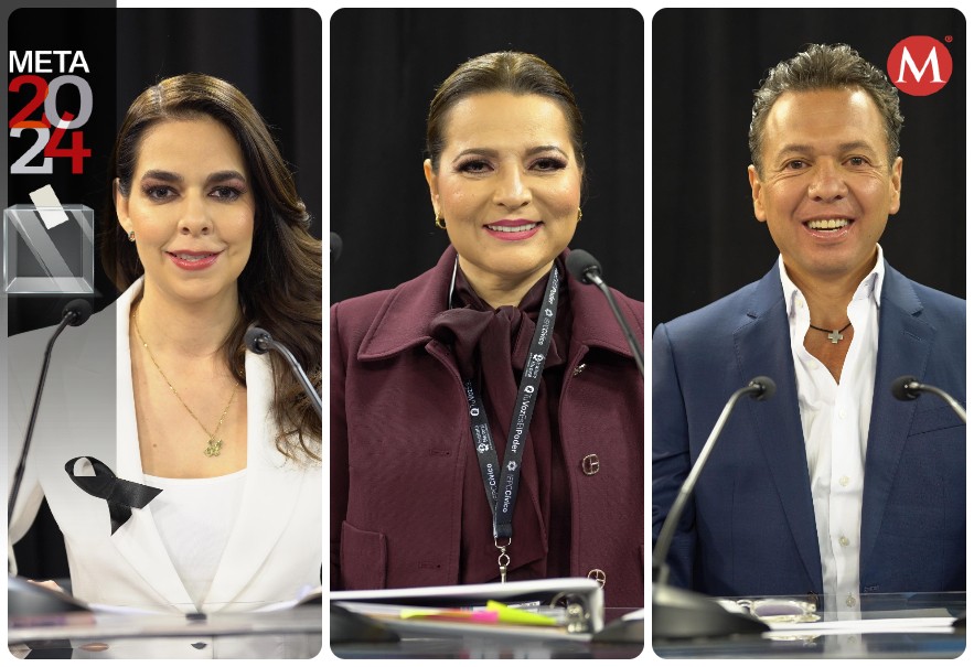 Laura Haro, Claudia Delgadillo y Pablo Lemus. (Especial)