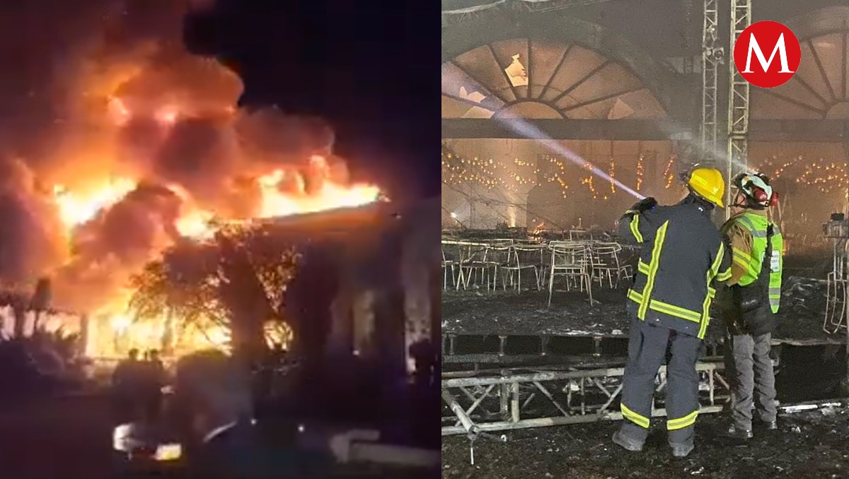 Este fue el motivo del incendio que arraso con un salón de fiestas durante una boda en San Miguel de Allende | VIDEO