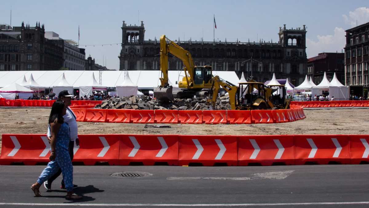 La autoridad capitalina trabaja en una intervención de 19 mil 400 metros cuadrados en el circuito de la Plaza de la Constitución. | Cuartoscuro