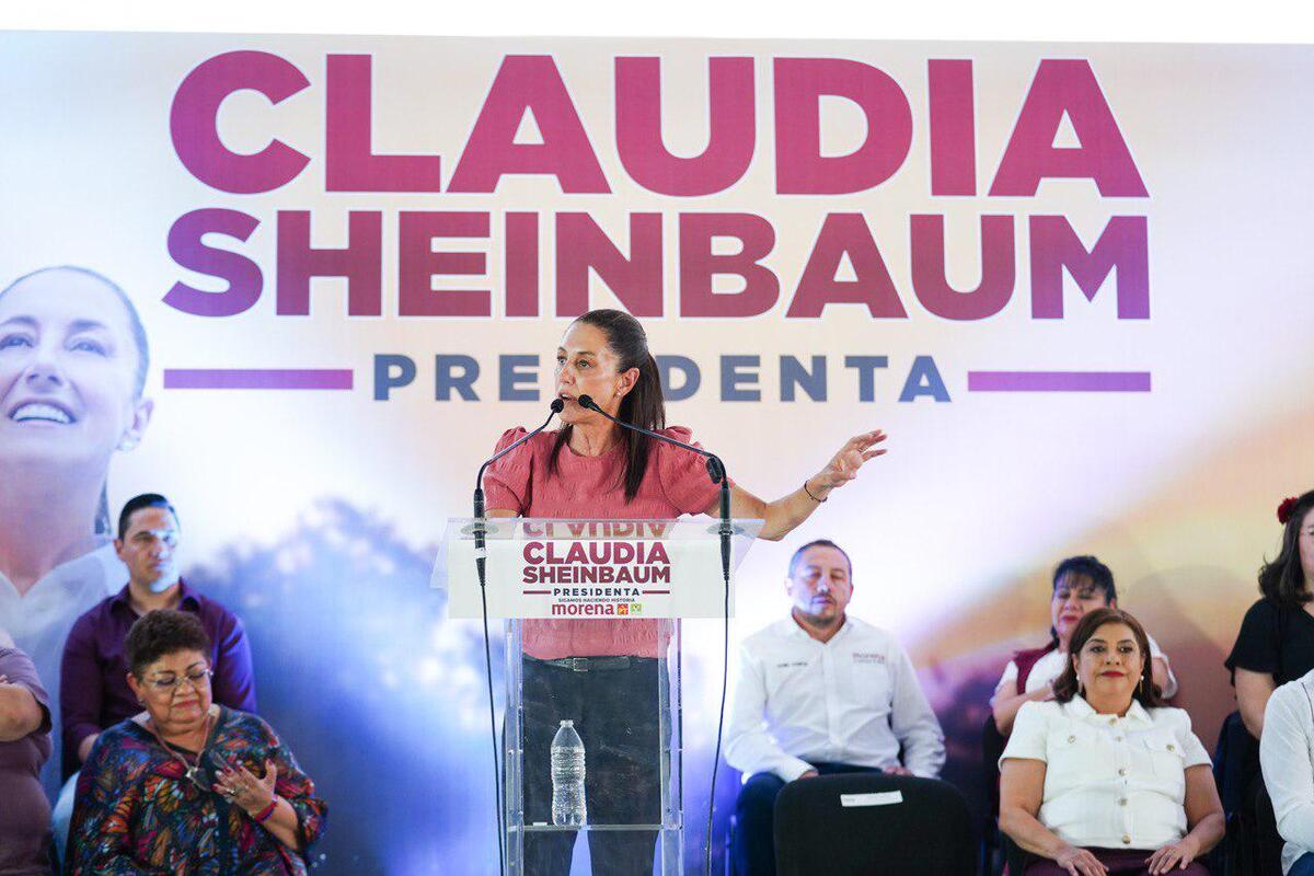 Claudia Sheinbaum, candidata a la Presidencia por Morena, PT y PVEM. | Foto: Especial