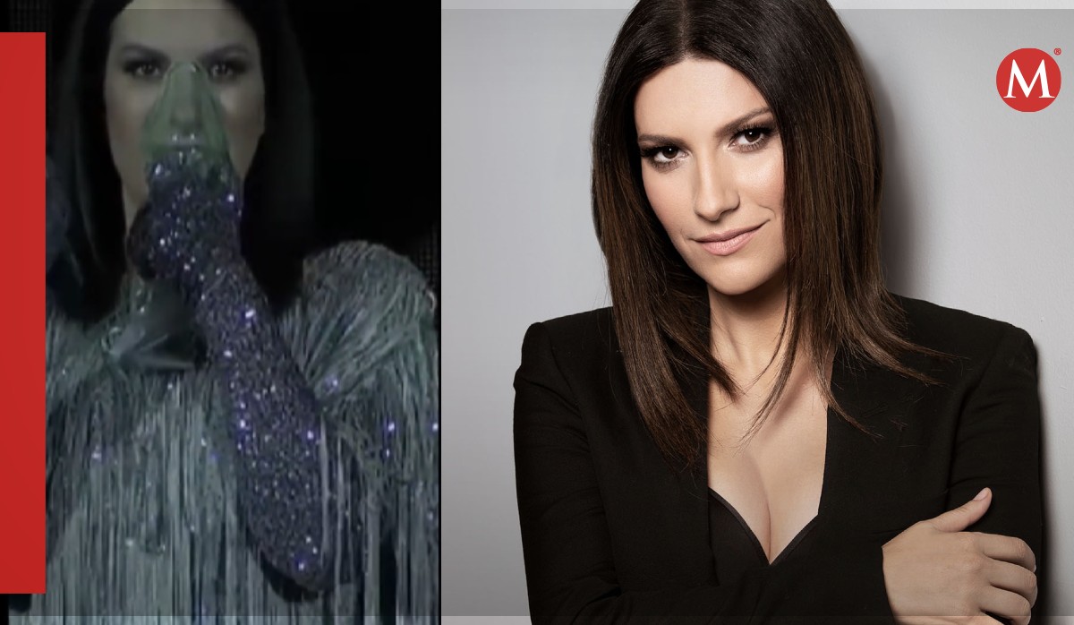 Laura Pausini utiliza oxígeno