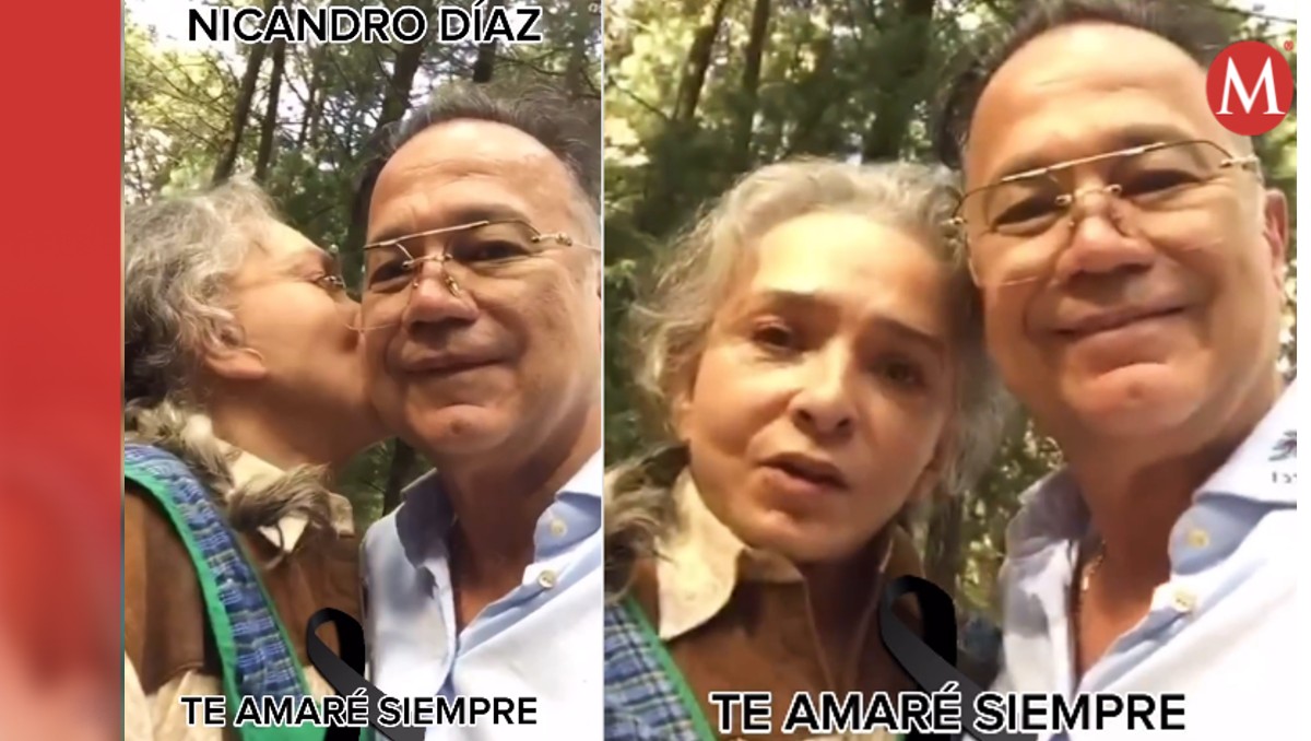 Nicandro Díaz: Llorando Ana Martín se despide del productor de telenovelas de Televisa. | Captura Instagram @anamartin