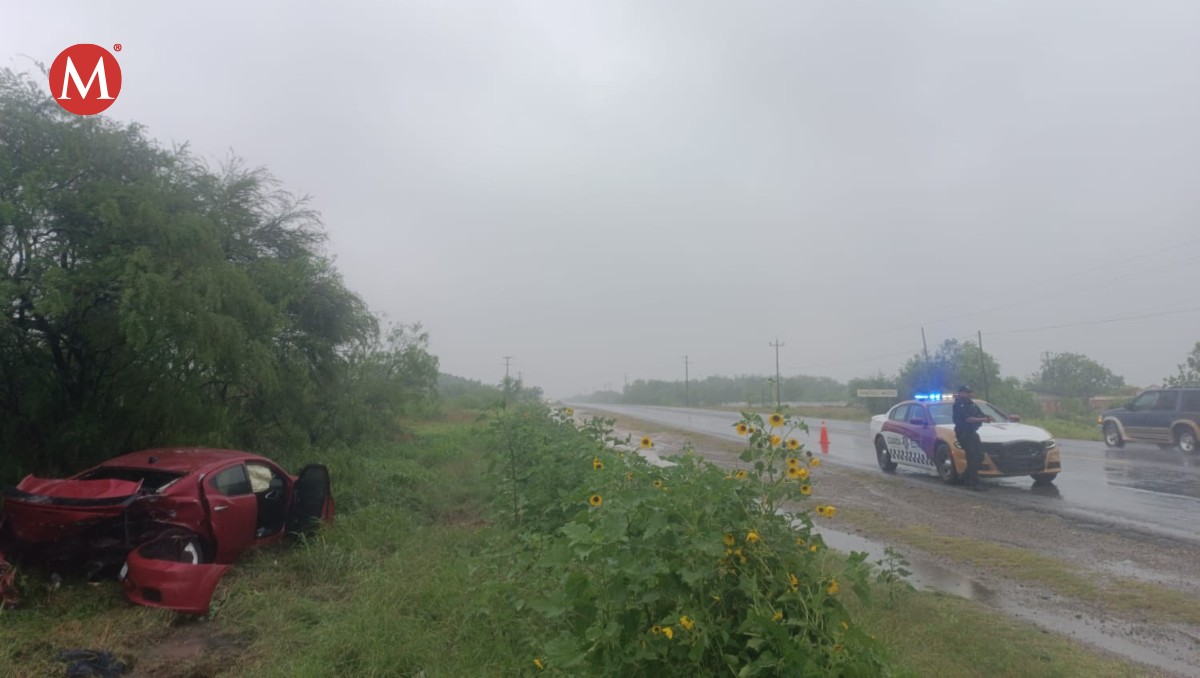 Se registra accidente en carretera Reynosa-San Fernando