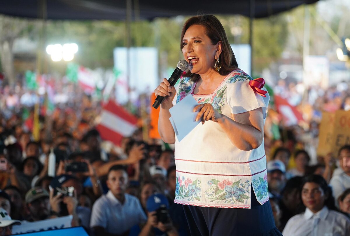 Xóchitl Gálvez, candidata de Fuerza y Corazón por México. | Foto: Especial.