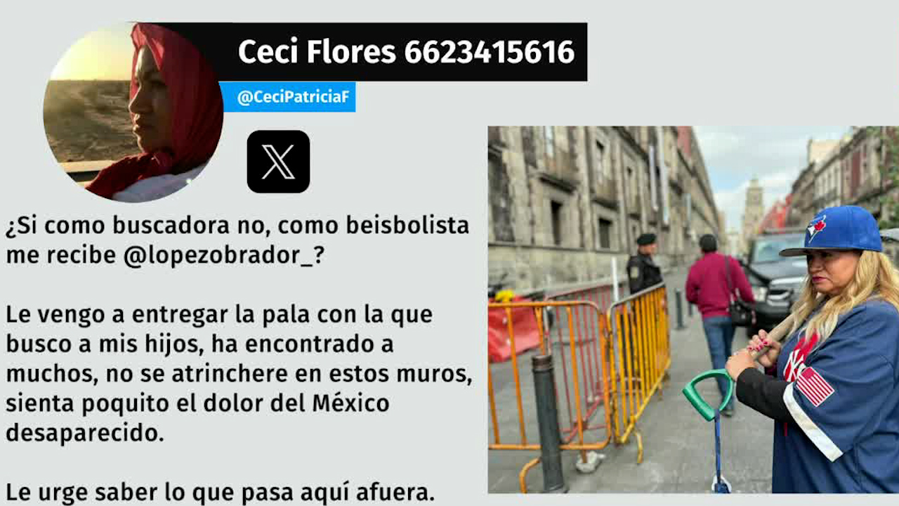 Si AMLO no me recibe, seguiré visibilizando el nulo apoyo que hemos tenido de él: Ceci Flores