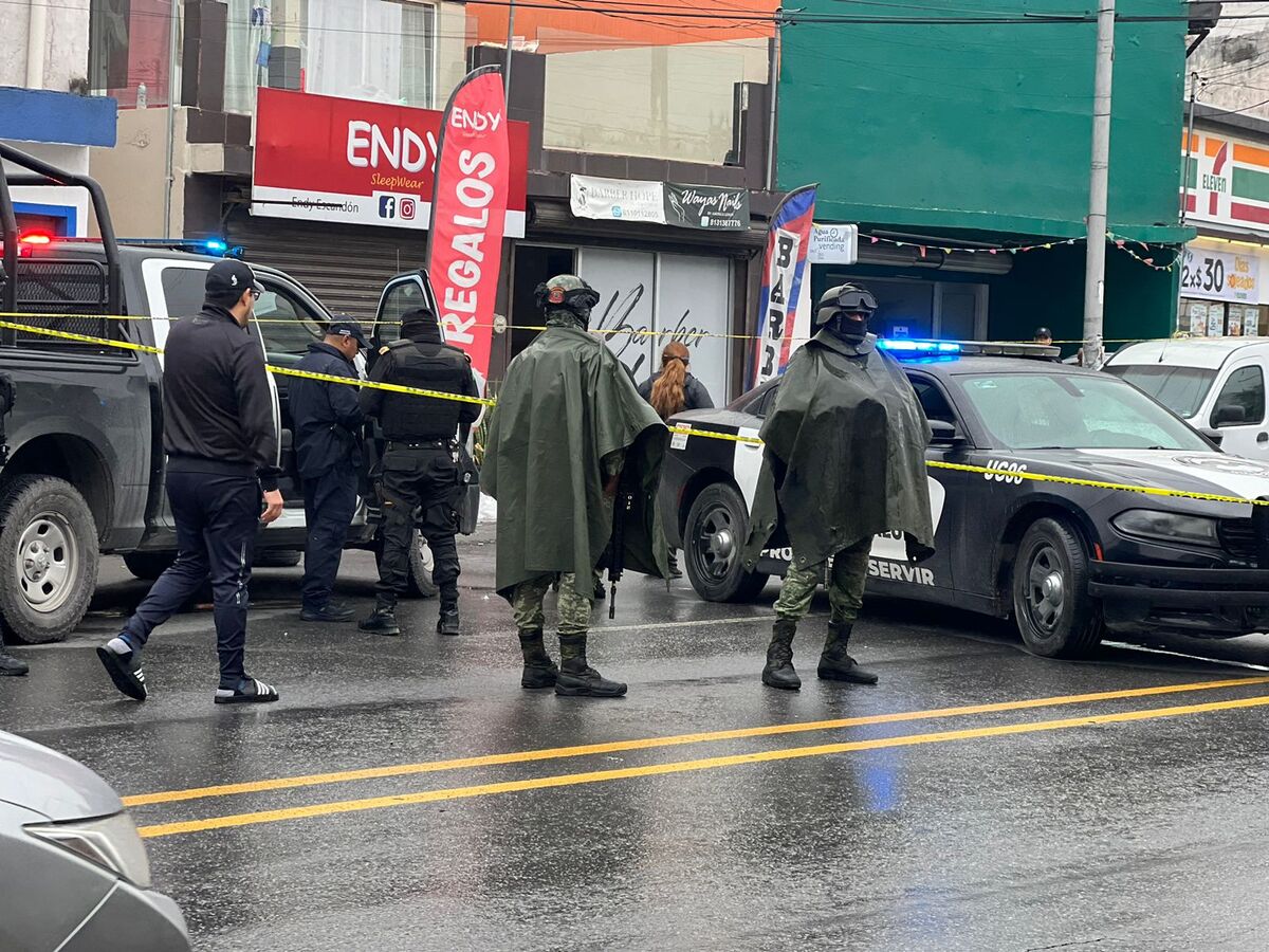 Balean a menor de edad y a trabajador de barbería en Guadalupe. Foto: Mayte Villasana