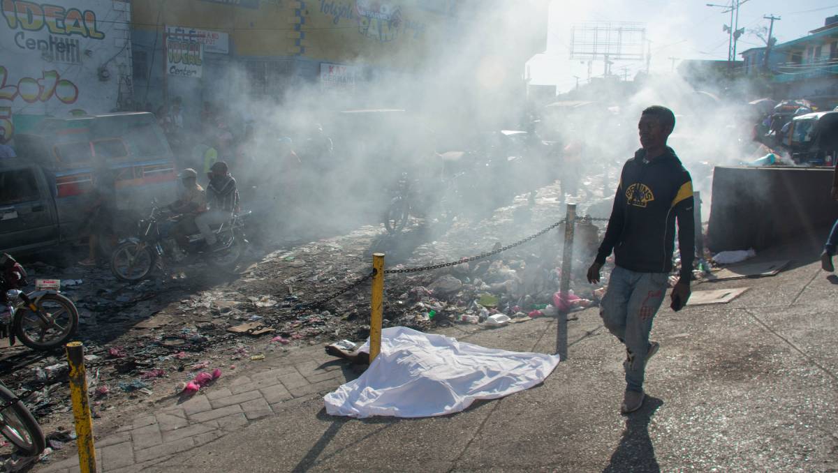 La capital de Haití está prácticamente controlada por pandillas | AFP