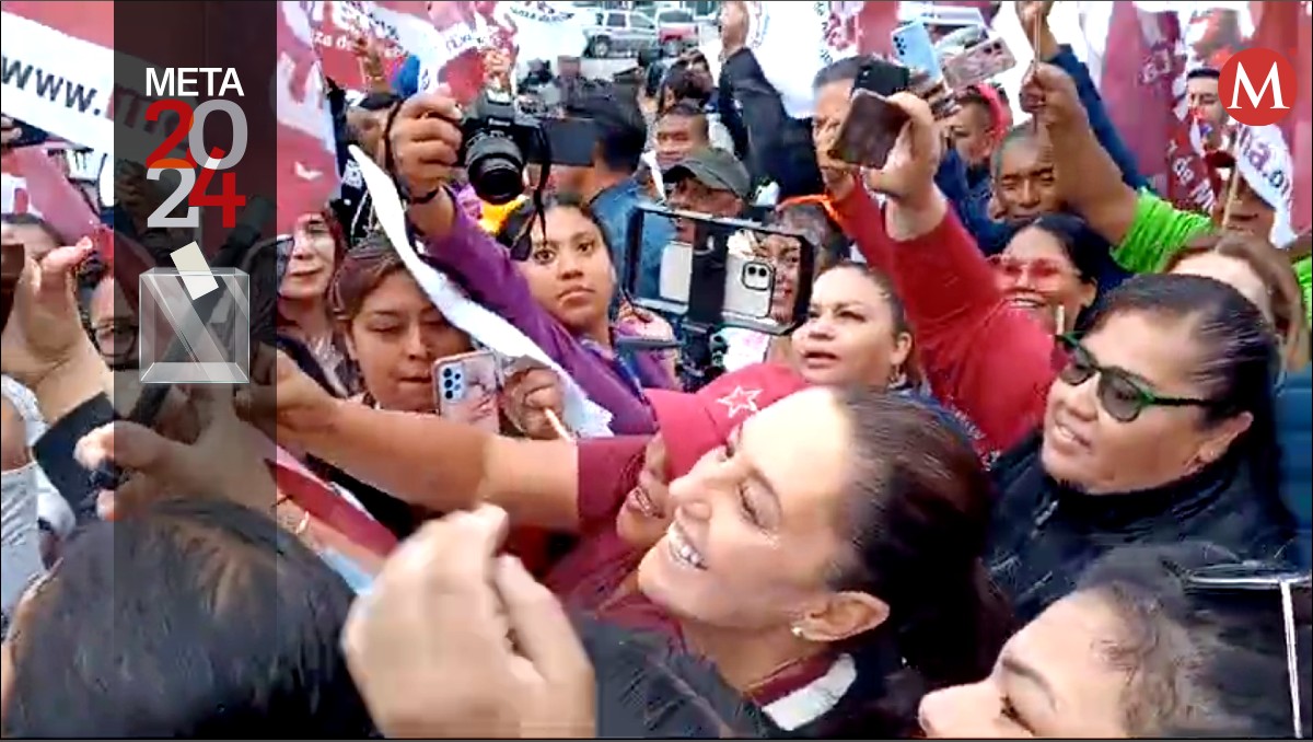 Claudia Sheinbaum llega a Tamaulipas. (Gaspar Vela)