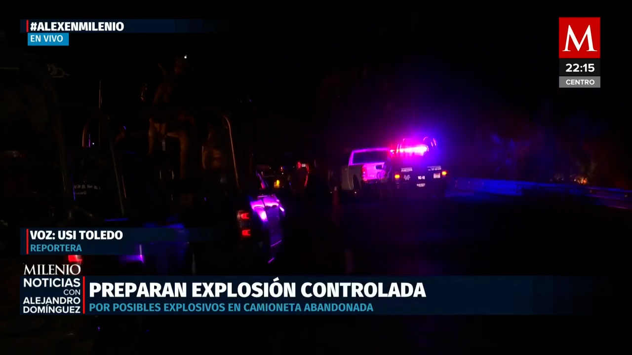 En Villa Corona, Jalisco, una camioneta desata temor por posibles explosivos y cuerpos