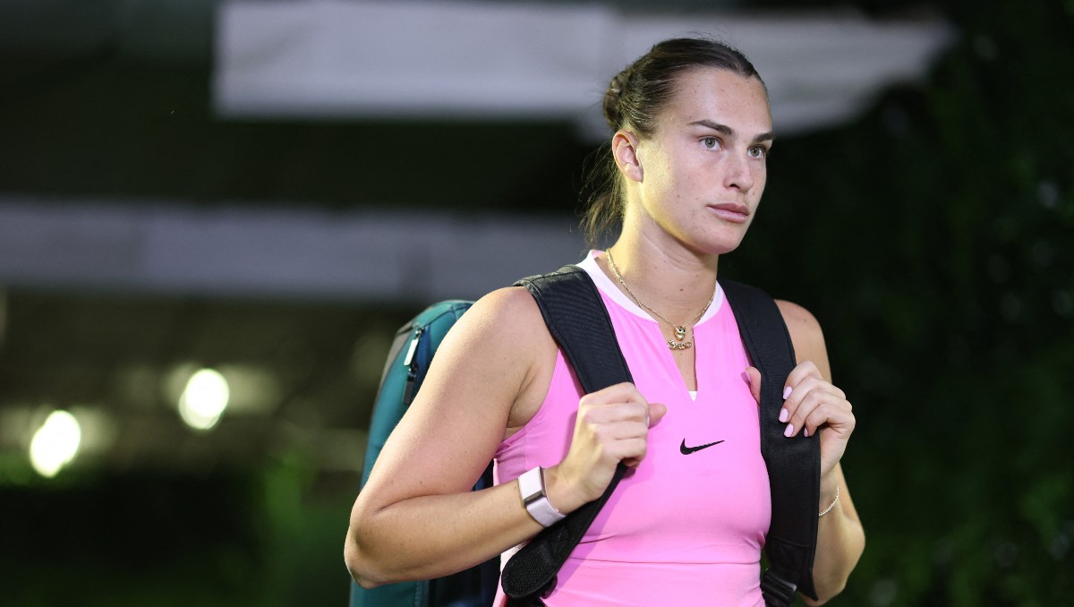 Aryna Sabalenka, con el "corazón roto" por la muerte de su ex novio (AFP)