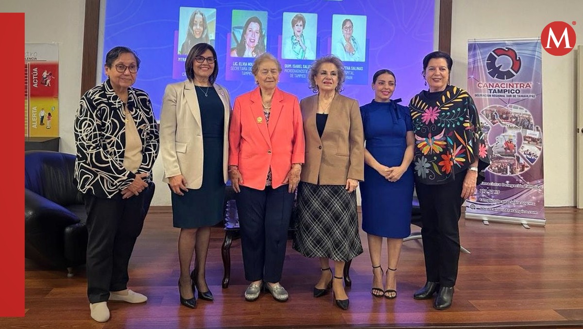 Canacintra Tampico organizó un foto con empresarias en el marco del Día Internacional de la Mujer.