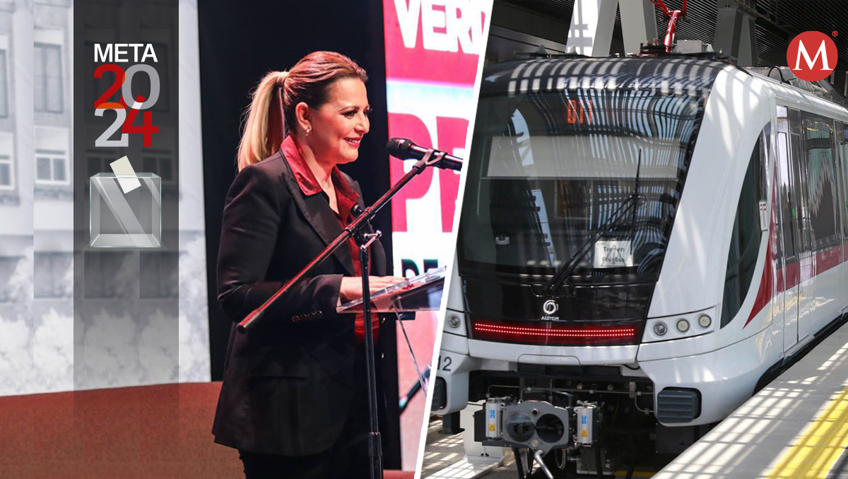 Claudia Delgadillo propone dos líneas más del tren ligero. (Especial)