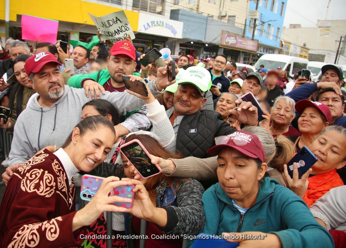 Claudia Sheinbaum, candidata a la Presidencia por Morena, PT y PVEM. | Foto: Especial.