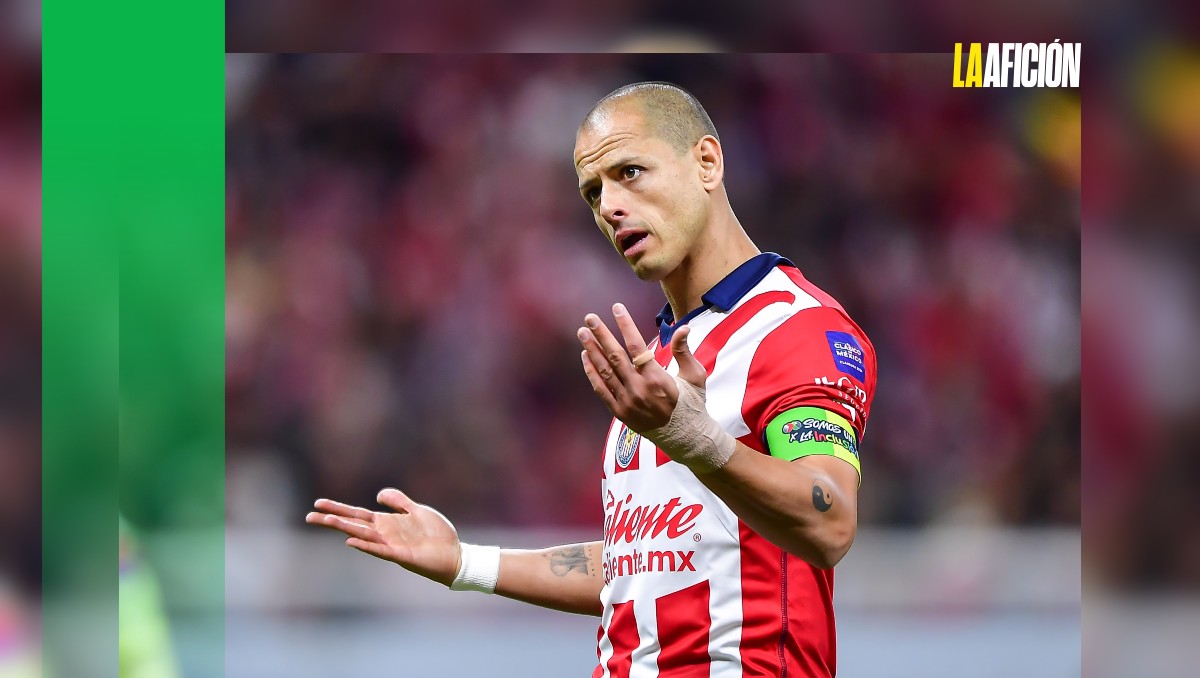 Javier Hernández Chicharito en juego con Chivas (Mexsport)